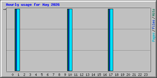 Hourly usage for May 2026